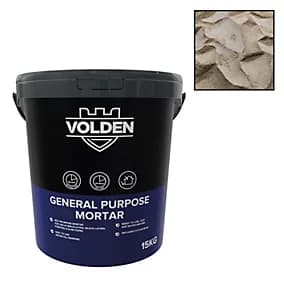 Volden Multipurpose mortar, 15kg Tub – Requires mixing before use